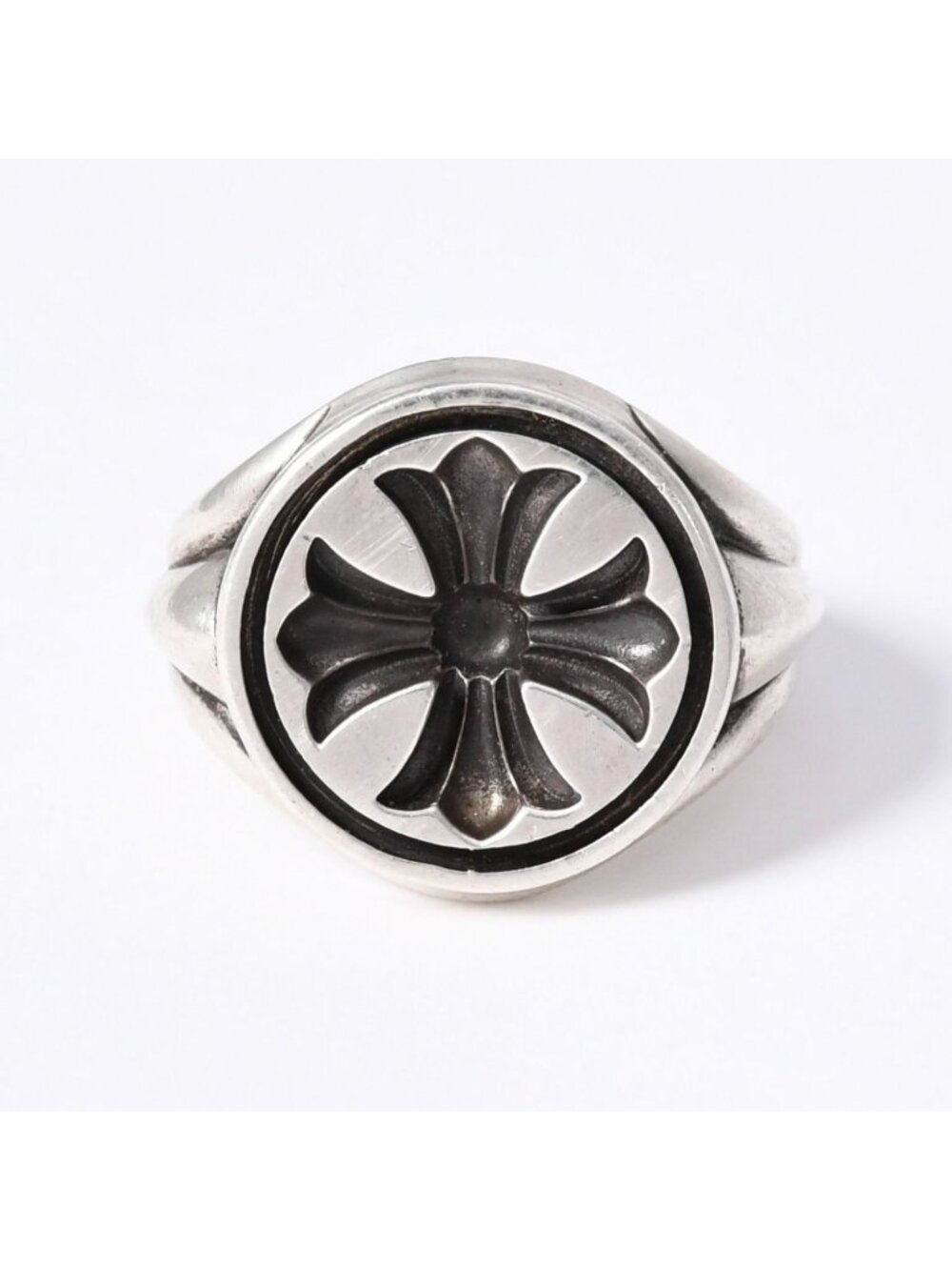 Chrome Hearts Sea Ring CH Plus 925 Sterling Silver